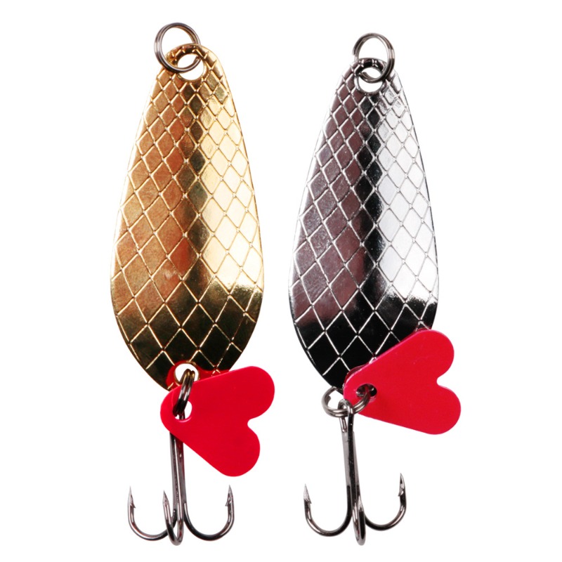 Fishing Hook Treble - 1PCS Metallo Jigging Spinner Cucchiaio 9g