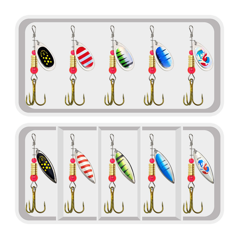 Fishing Hook Treble - Cucchiai rotanti per esche da pesca