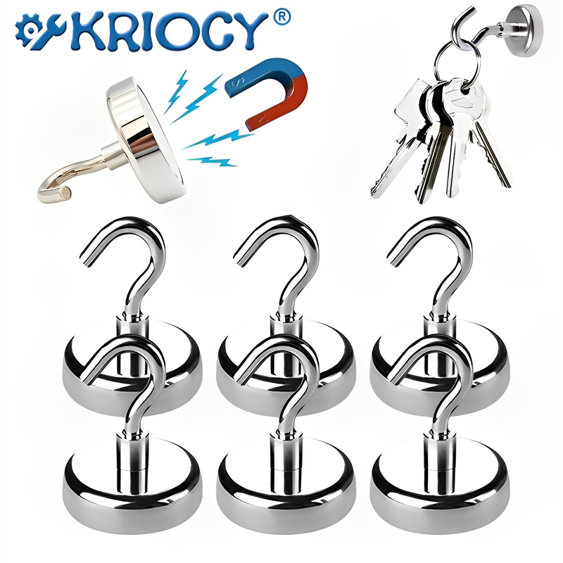 Fishing Hook Stainless Steel - Forte e potente magnete rotondo al