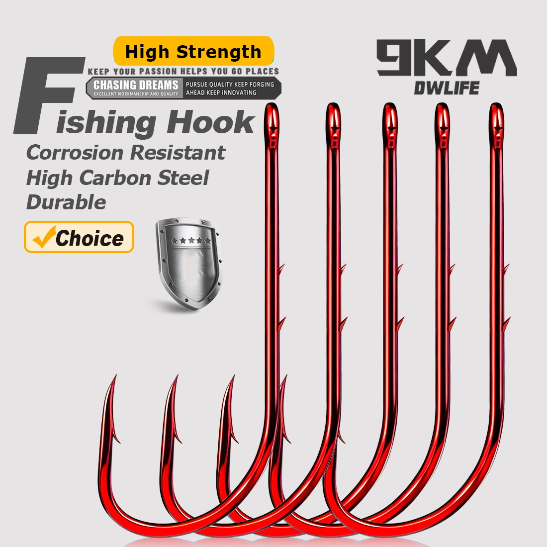 Fishing Hook Circle - Ami da pesca Baitholder da 9