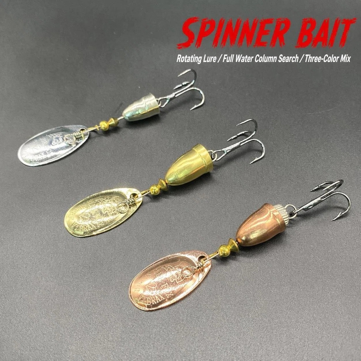 Fishing Hook Treble - 1 pz. Esca Artificiale Rotante in