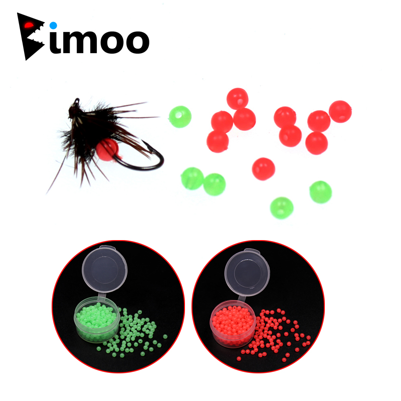 Fishing Hook Treble - Bimoo 200 Pz/scatola Morbido Glow Bead