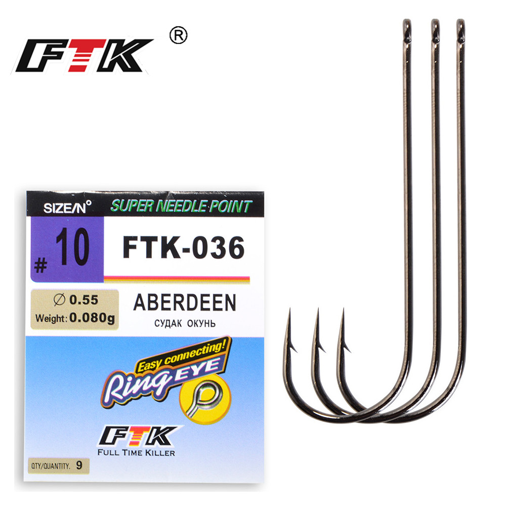Fishing Hook Barbless - FTK Classic ABERDEEN Ami da pesca