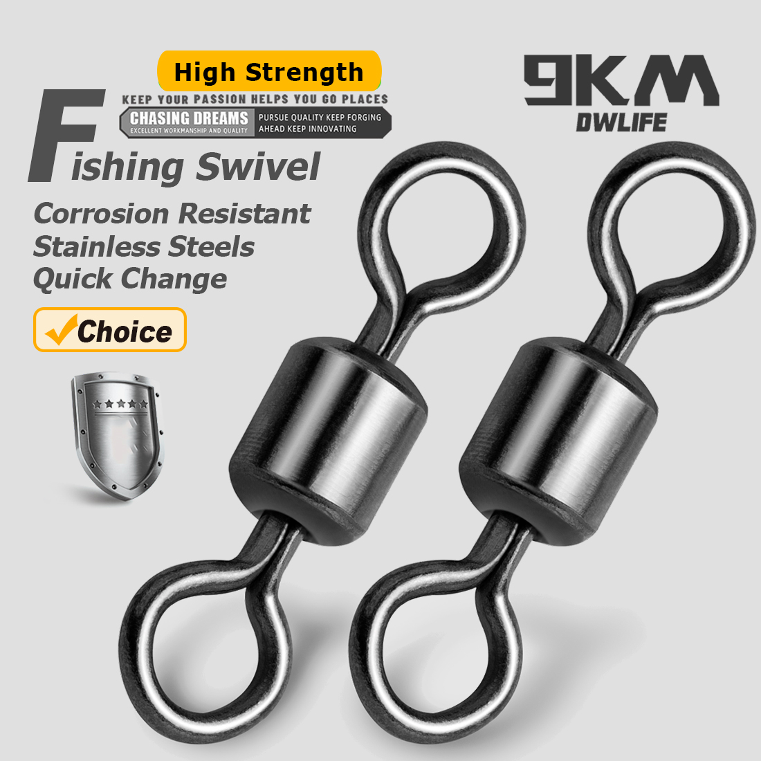 Fishing Hook Barbless - Attrezzatura girevole per canna rotante da