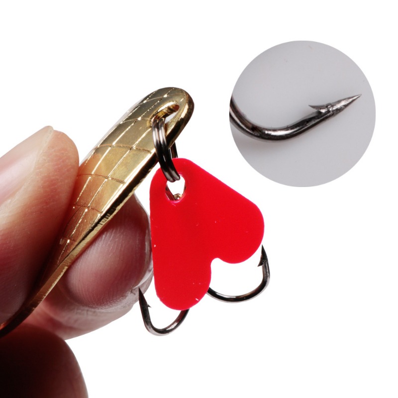 1PCS Metallo Jigging Spinner C - Fishing Hook Treble recensione e prezzo