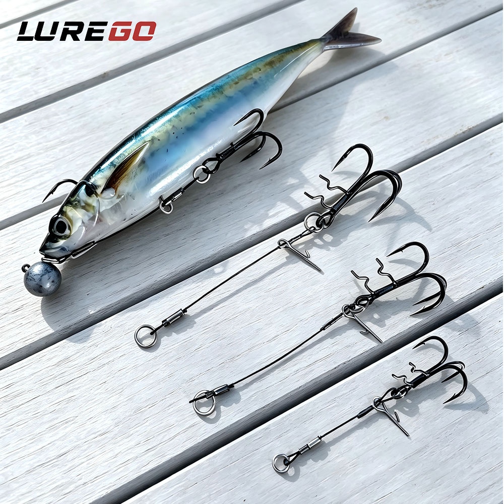 LUREGO 2 Pezzi Stinger Rig T-B - Fishing Hook Weedless recensione e prezzo
