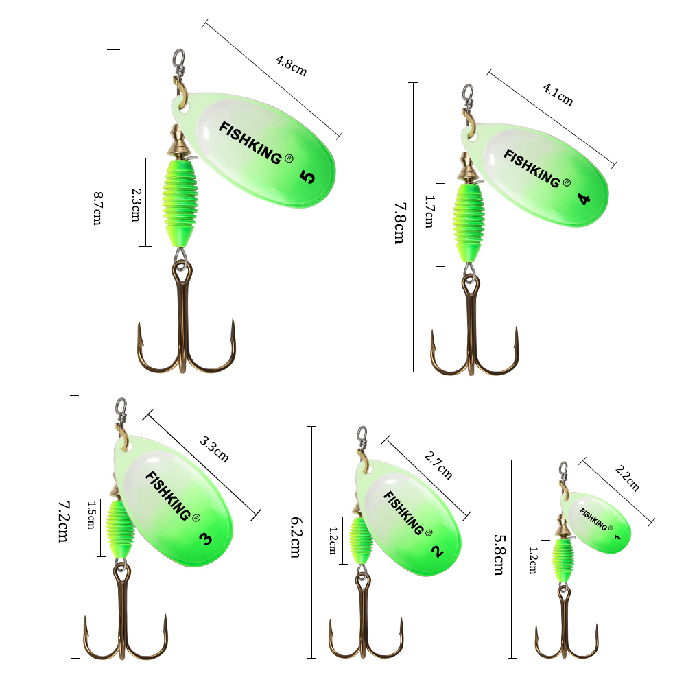 Esca da pesca in metallo 4g 4. - Fishing Hook Treble recensione e prezzo