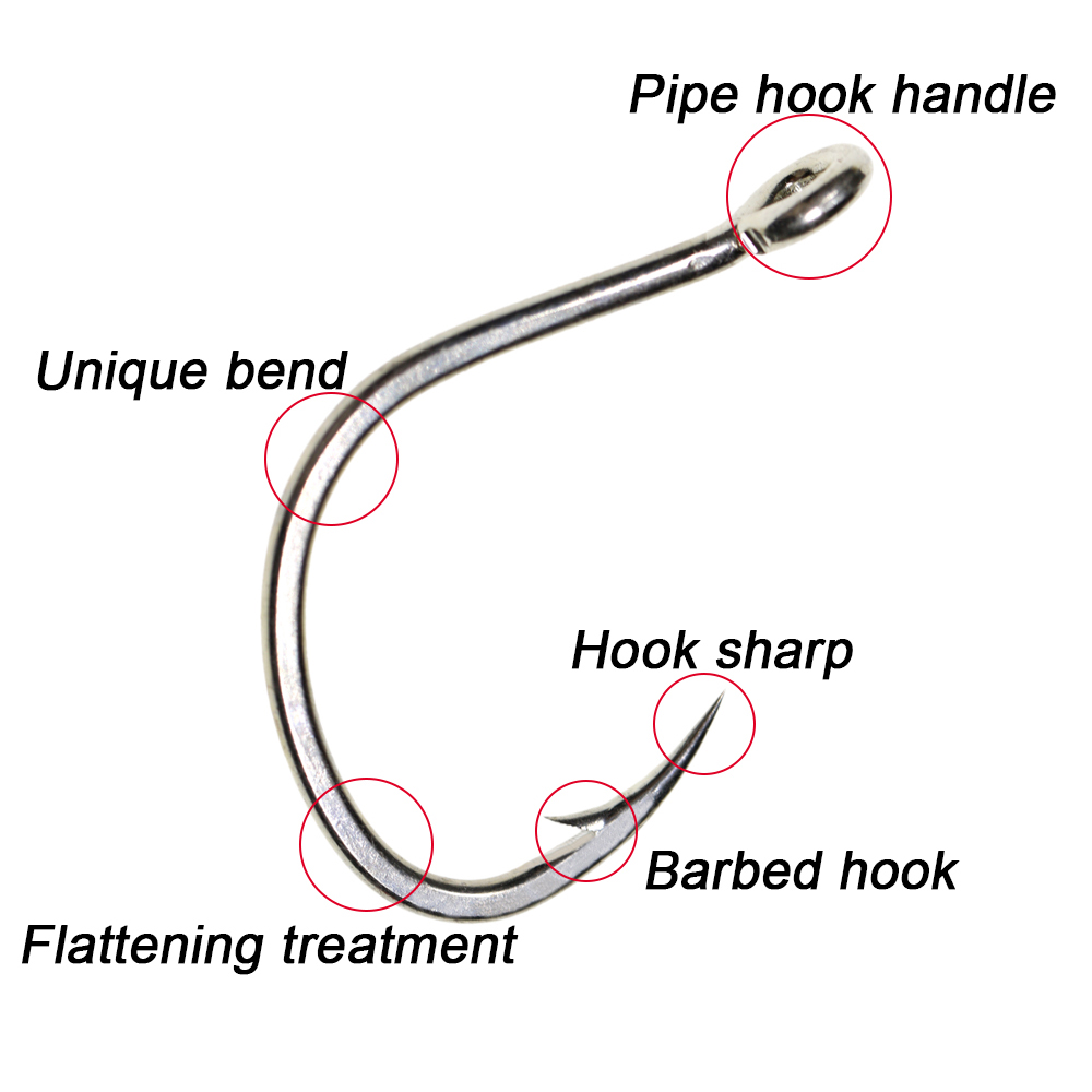 ICERIO 10PCS Rivestimento in s - Fishing Hook Barbless recensione e prezzo