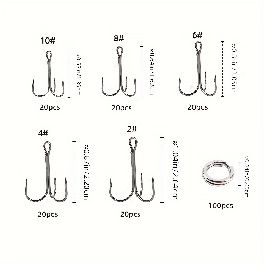200 Pezzi di Ami da Pesca Trip - Fishing Hook Circle recensione e prezzo