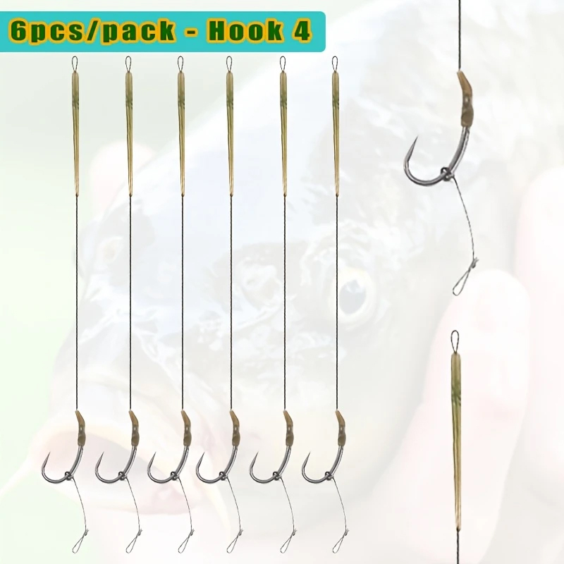 6 pezzi di piattaforme per cap - Fishing Hook Size recensione e prezzo