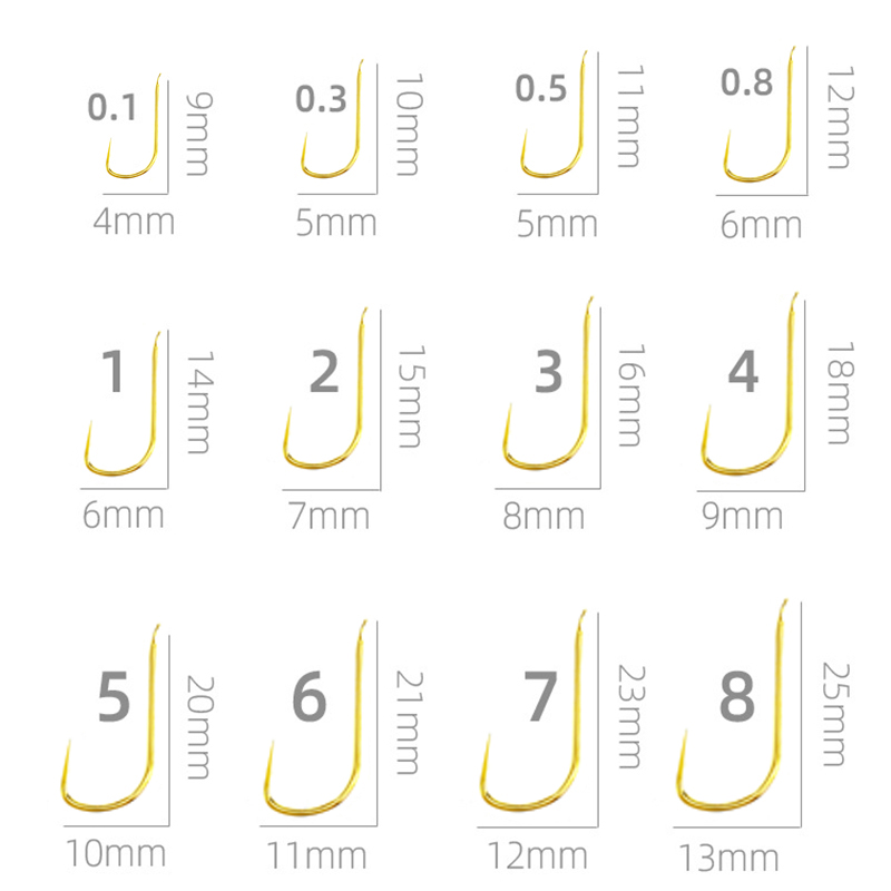 100 pezzi Shinkanto senza ardi - Fishing Hook Size recensione e prezzo