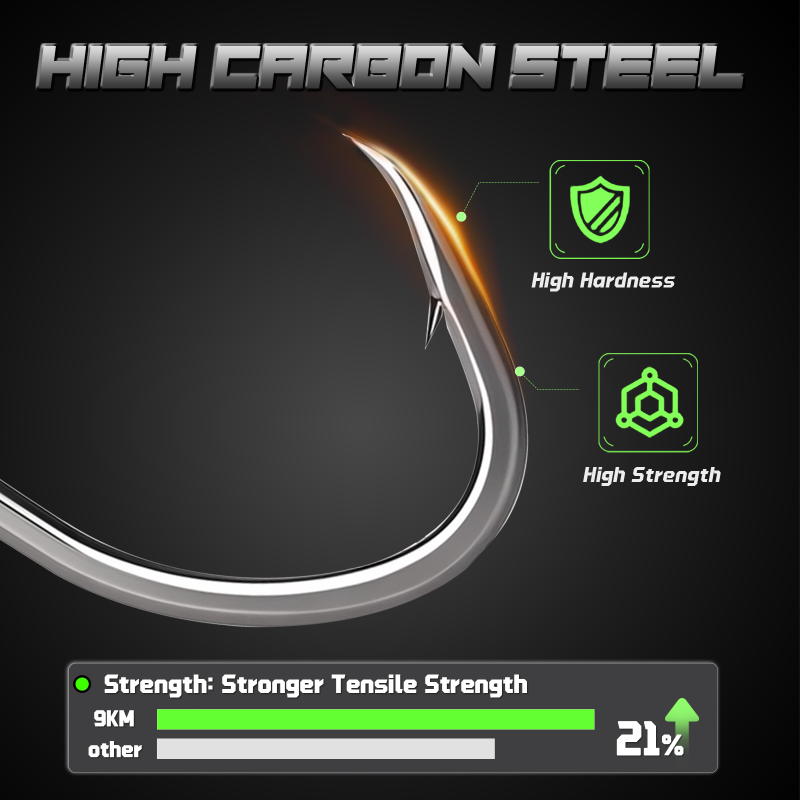 9KM Ganci per esche vive Ami d - Fishing Hook Circle recensione e prezzo
